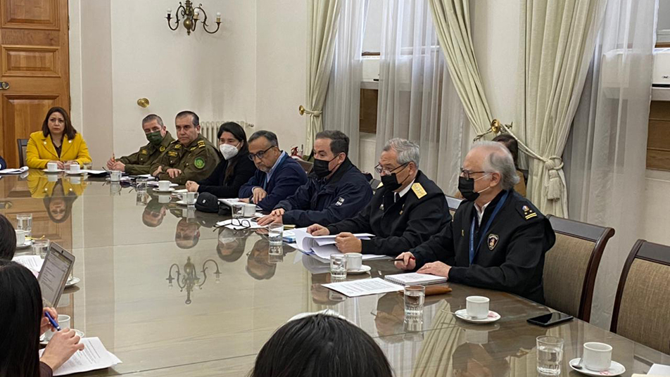 Bomberos de Chile se reúne con Subsecretario para abordar coordinación de Juegos Panamericanos 2023